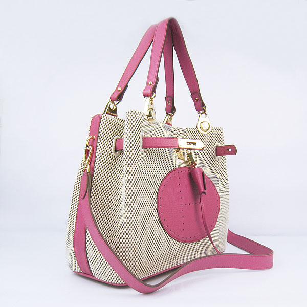 Fake Hermes New Arrival Double-duty handbag Peach 60668 - Click Image to Close